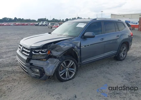 2019 Volkswagen Atlas 3.6L V6 Se W/Technology R-Line from USA, damaged, VIN 1V2YR2CA5KC613028